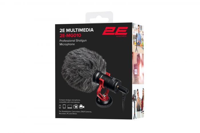 Мікрофон пушка 2Е MG010 Shotgun, 3.5mm