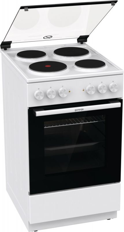 Плита Gorenje електрична , 68л, 50x60см, гриль, білий