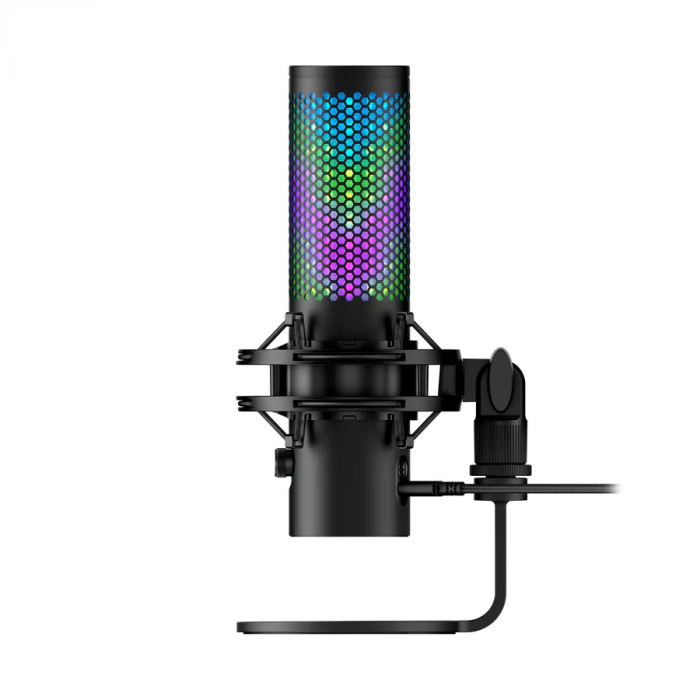 Мікрофон геймінговий HyperX QuadCast 2 S, Omni/Uni/Bi, USB-A, 3м, NGenuity, RGB, чорний