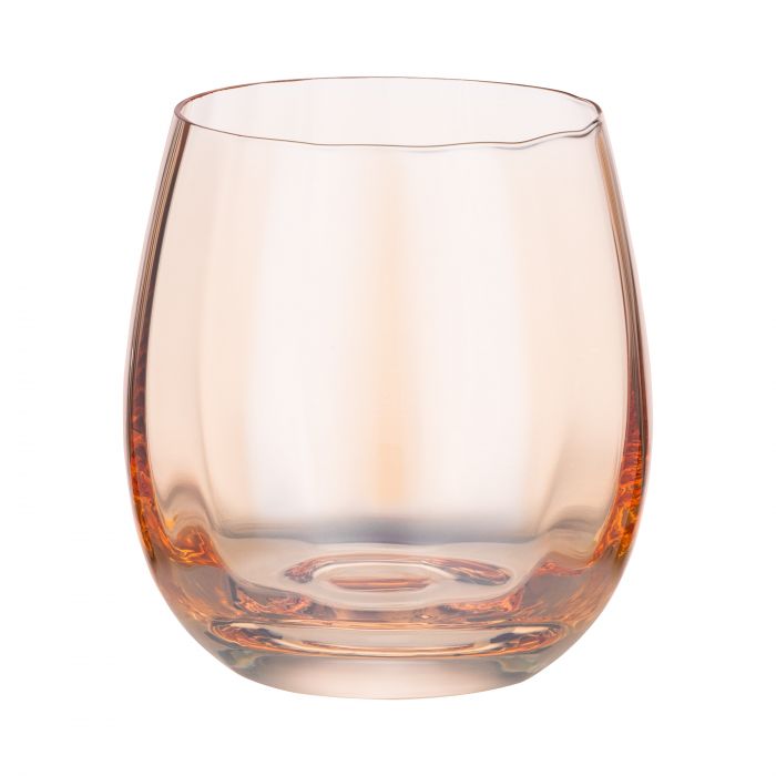 Набір склянок низьких Ardesto Black Mars Amber 480мл, 2шт, скло, золотистий