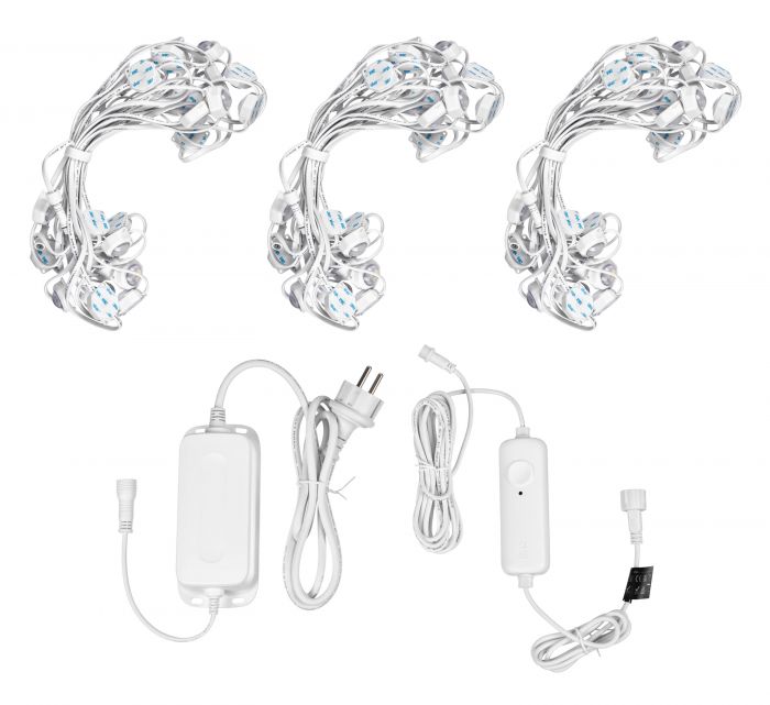 Гірлянда Smart LED Twinkly Permanent Light RGB72 IP65 кабель білий