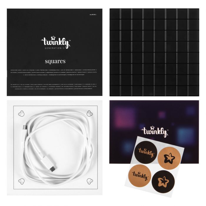 Панель Smart LED Twinkly Squares 1 Starter RGB IP20 16х16см USB-C