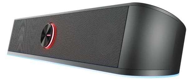 Акустична система Trust GXT 619 Thorne Саундбар, USB/AUX,  RGB, чорний