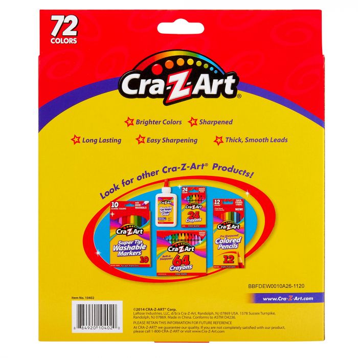 Кольорові олівці Cra-Z-Art 72шт