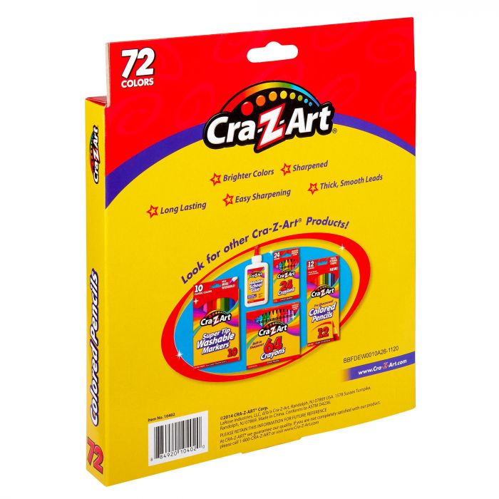 Кольорові олівці Cra-Z-Art 72шт