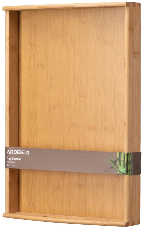 Таця Ardesto Midori, 38х26х7см, бамбук, прямокутна