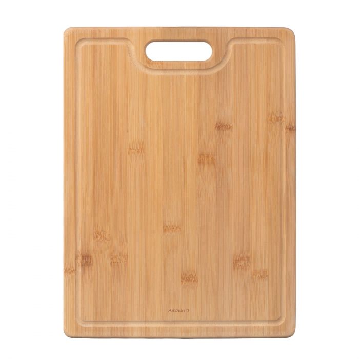 Дошка кухонна з жолобом Ardesto Midori, 40х30х1.5см, бамбук