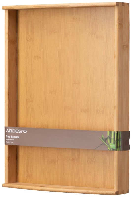 Таця Ardesto Midori, 45х33х7см, бамбук, прямокутна