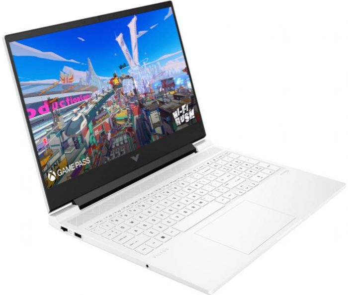 Ноутбук HP Victus 16-r1030ua 16.1" FHD IPS AG, Intel i5-14450HX, 32GB, F1024GB, NVD4060-8, DOS, білий