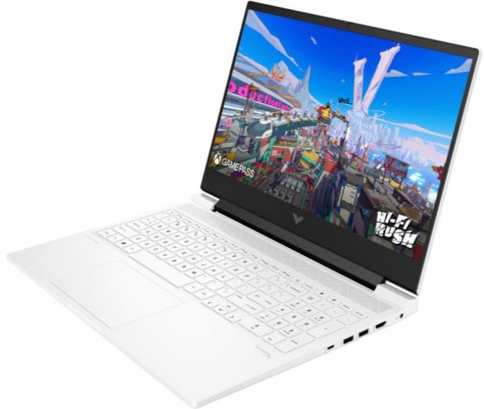 Ноутбук HP Victus 16-r1030ua 16.1" FHD IPS AG, Intel i5-14450HX, 32GB, F1024GB, NVD4060-8, DOS, білий