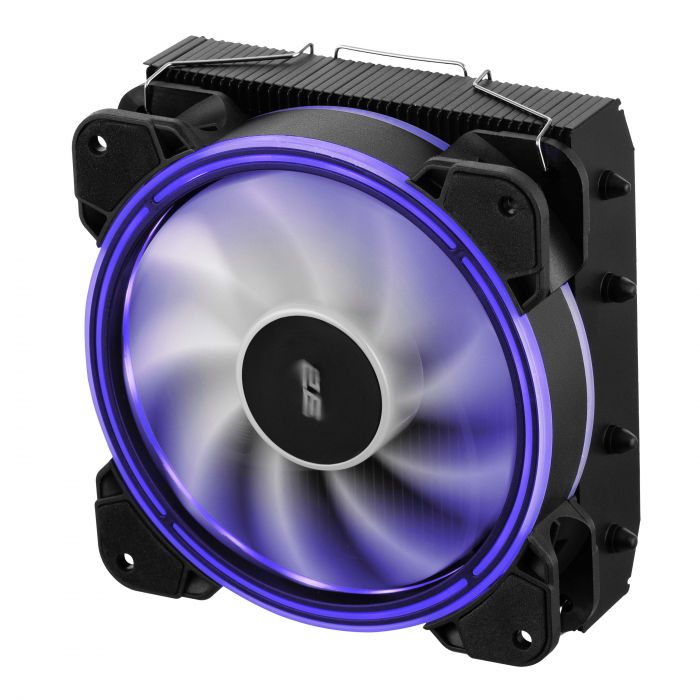 Процесорний кулер 2E GAMING Air Cool AC120T4-ARGB, LGA1700, 1200, 115x, 1366, AM5, AM4, AM3, AM3+, 4pin PWM, 3pin +5VARGB, TDP 130W