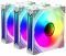 Корпусні вентилятори 2E GAMING Air Cool Magic Mirror ACF120MW-ARGB, 3x120мм, 2000rpm, 4pin PWM +5VARGB, 20.5dBa, білий