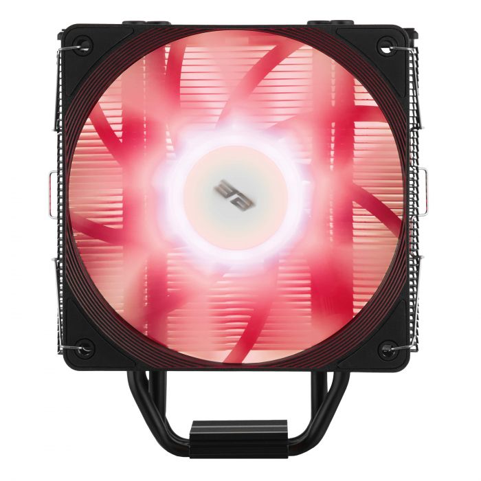 Процесорний кулер 2E GAMING Air Cool ACN120B-ARGB, LGA1700, 1200, 115x, 1366, AM5, AM4, AM3, AM3+, 4pin PWM, 3pin +5VARGB, TDP 180W