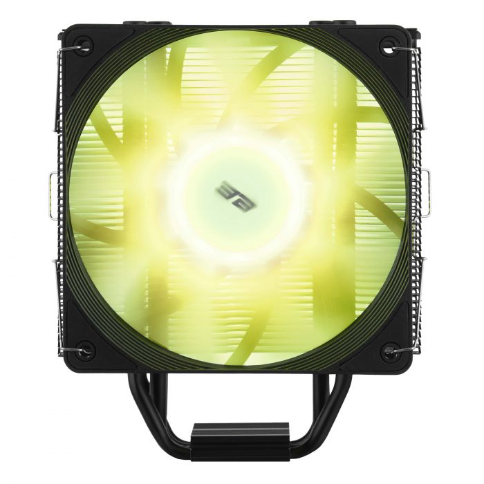 Процесорний кулер 2E GAMING Air Cool ACN120B-ARGB, LGA1700, 1200, 115x, 1366, AM5, AM4, AM3, AM3+, 4pin PWM, 3pin +5VARGB, TDP 180W