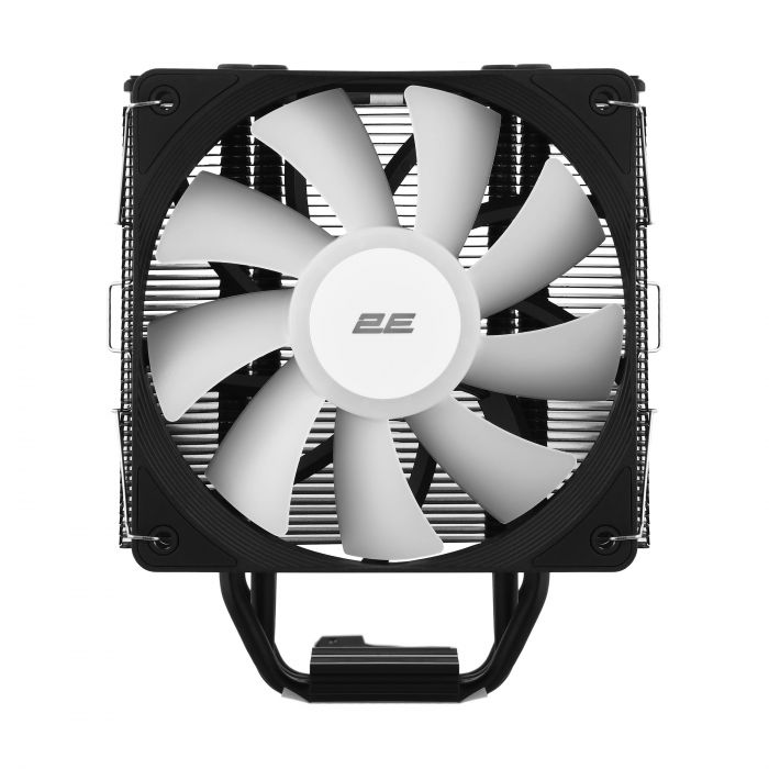 Процесорний кулер 2E GAMING Air Cool ACN120B-ARGB, LGA1700, 1200, 115x, 1366, AM5, AM4, AM3, AM3+, 4pin PWM, 3pin +5VARGB, TDP 180W