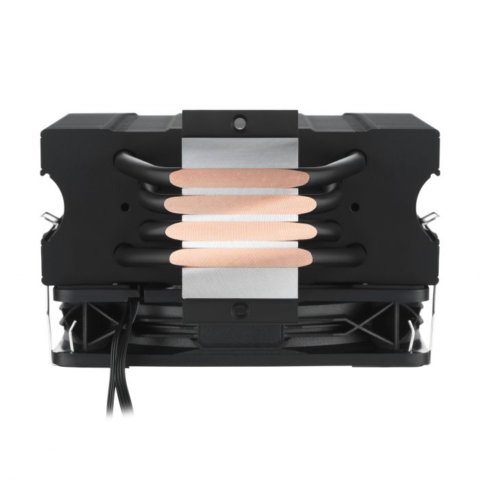 Процесорний кулер 2E GAMING Air Cool ACN120B-ARGB, LGA1700, 1200, 115x, 1366, AM5, AM4, AM3, AM3+, 4pin PWM, 3pin +5VARGB, TDP 180W