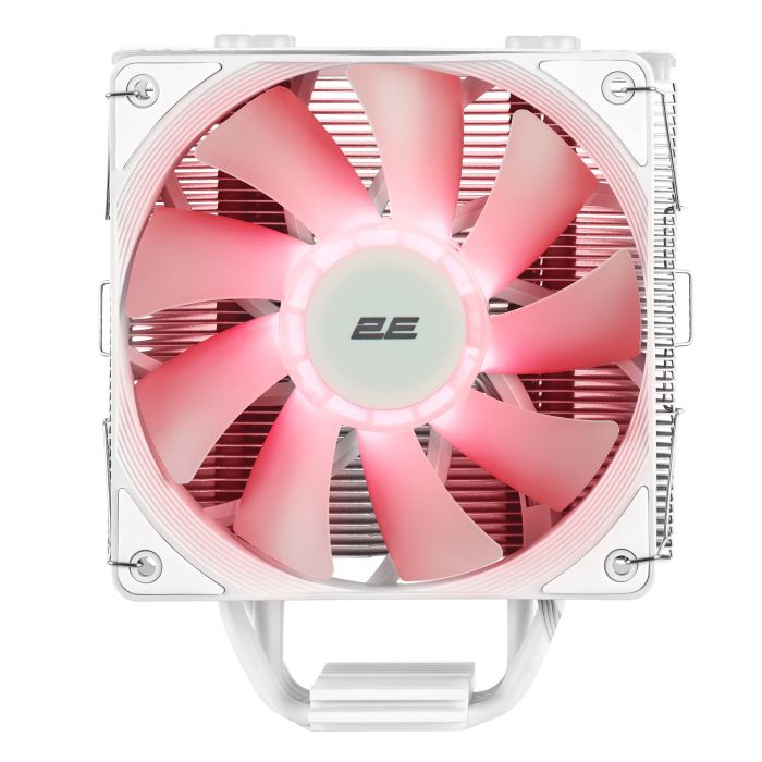 Процесорний кулер 2E GAMING Air Cool ACN120W-ARGB, LGA1700, 1200, 115x, 1366, AM5, AM4, AM3, AM3+, AM2 ,AM2+, FM2, FM1 4pin PWM, 3pin +5VARGB, TDP 180W