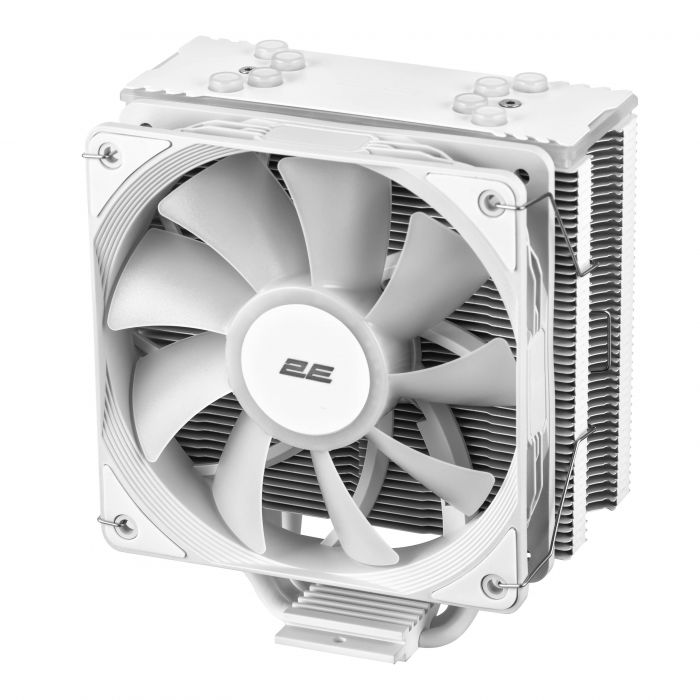 Процесорний кулер 2E GAMING Air Cool ACN120W-ARGB, LGA1700, 1200, 115x, 1366, AM5, AM4, AM3, AM3+, AM2 ,AM2+, FM2, FM1 4pin PWM, 3pin +5VARGB, TDP 180W