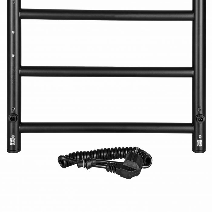 Рушникосушка Ardesto електрична  Classik-TR K, 570х430х80мм, таймер-регулятор, сталь, чорний матовий