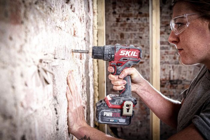 Шурупокрут-дриль ударний акумуляторний SKIL 3075 CA Compact 20В 60Нм 500·180об/хв 0.9кг без АКБ та ЗП