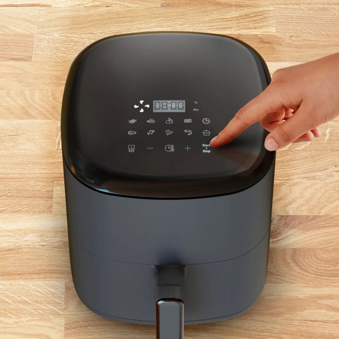 Мультипіч Tefal Easy Fry Max, 1500Вт, чаша-5л, сенсорне керув., 10 програм, пластик, чорний