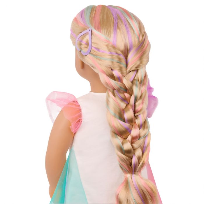 Лялька Our Generation Тессі зі зростаючим різнокольоровим волоссям 46см