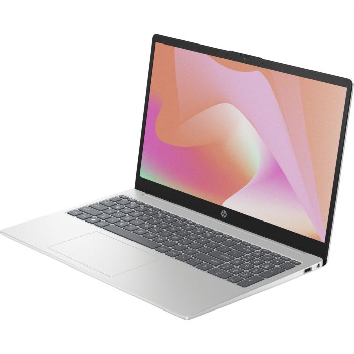 Ноутбук HP 15-fc0079ua 15.6" FHD IPS AG, AMD R3-7320U, 8GB, F256GB, UMA, DOS, сріблястий