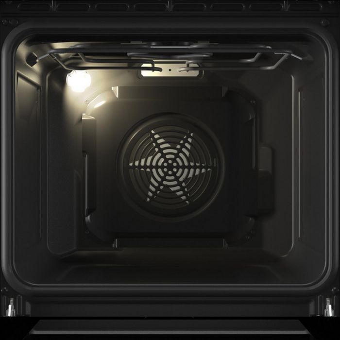 Плита Gorenje комбінована, 70л, 50x60см, дисплей, чавун, чорний