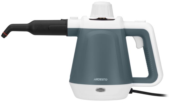 Пароочисник ARDESTO, 1200Вт, 400мл, 3.5Бар, білий+ синій