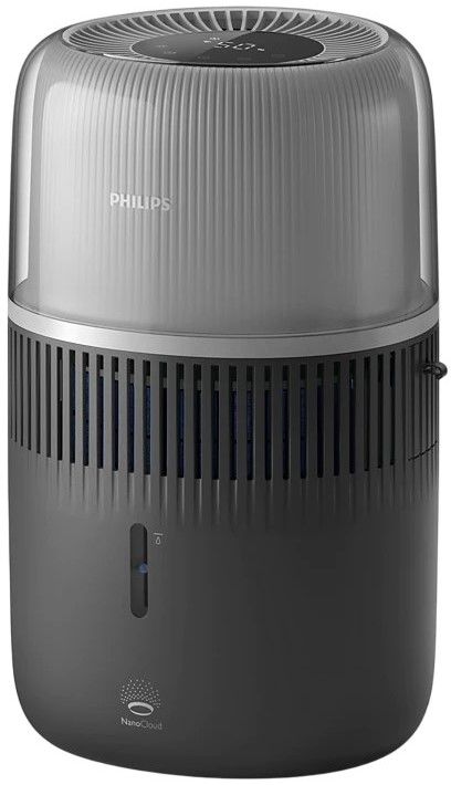 Зволожувач повітря Philips традиційне зволоження Series 5001, 56м2, 4.5л, 400мл/г, електр. кер-ння, режим сну, нічник, темно-синій