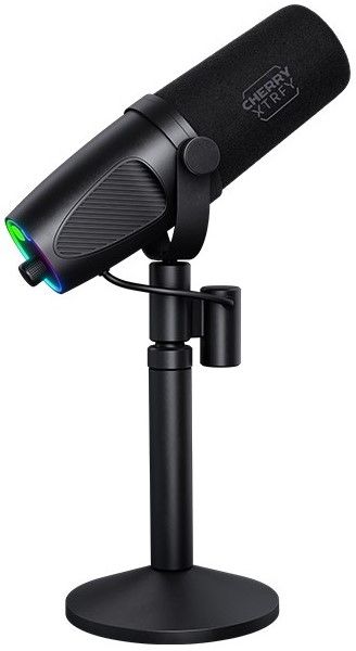 Мікрофон геймінговий CHERRY XTRFY NGALE X, Cardioid, USB-A, 2м, RGB, чорний