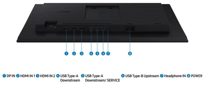 Монітор Samsung 23.8" S24D400 2*HDMI, DP, USB, IPS, 100Hz