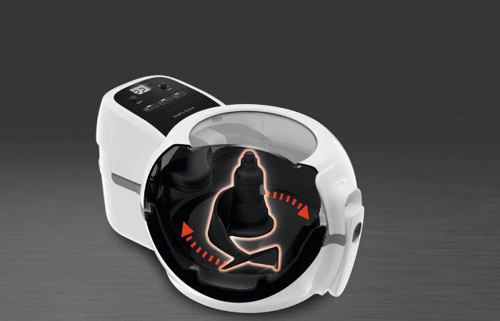 Мультипіч Tefal ActiFry Extra, 1500Вт, чаша-1,2л, механічне керув., підкл. до смартфону, авто перемішування, пластик, білий