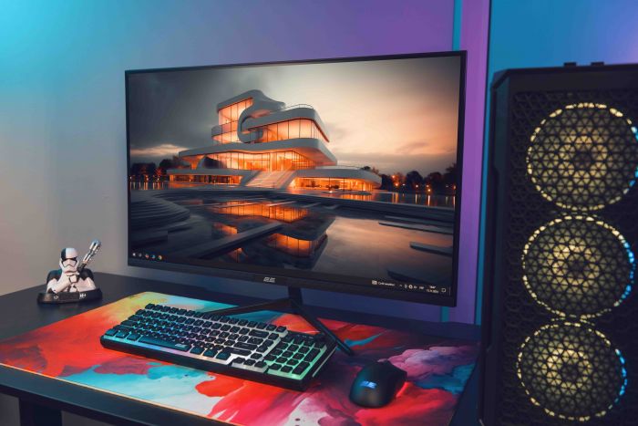 Монітор 2E GAMING 27" G2724BU HDMI, DP, Type-C, IPS, 165Hz, 1ms, FreeSync
