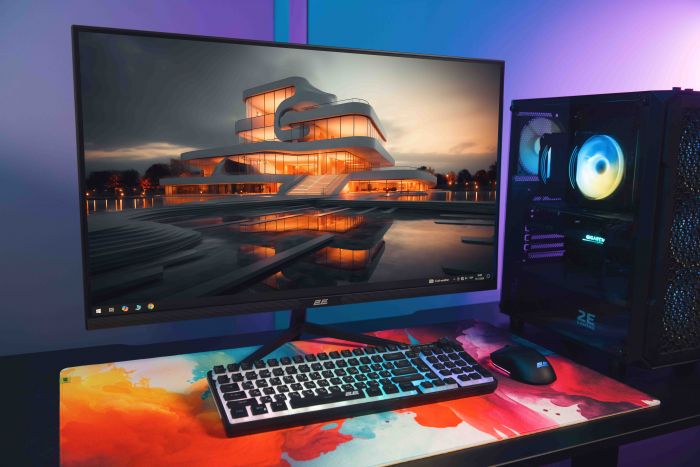 Монітор 2E GAMING 27" G2724BU HDMI, DP, Type-C, IPS, 165Hz, 1ms, FreeSync