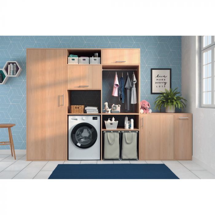 Пральна машина Indesit фронтальна, 8кг, 1200, A+++, 54.6см, дисплей, пара, інвертор, люк чорний, білий