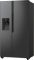 Холодильник SBS Gorenje, 179х70х92см, 2 двері, 376(190)л, А++, NF+, Інв., Зона св-ті, диспенсер, генератор льоду, Зовн. Диспл, чорний