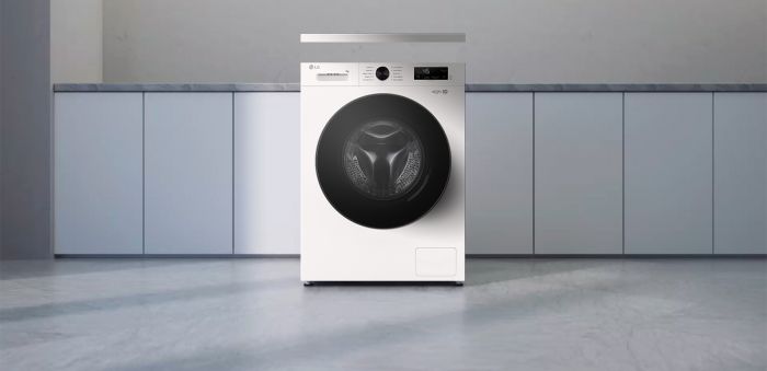 Пральна машина LG фронтальна, 7кг, 1200, A+++, 44см, дисплей, пара, інвертор, білий