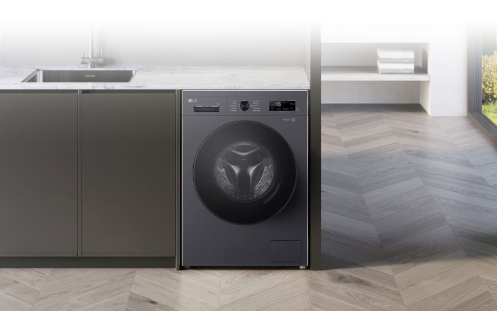 Пральна машина LG фронтальна, 9кг, 1200, A+++, 55см, дисплей, пара, інвертор, чорний