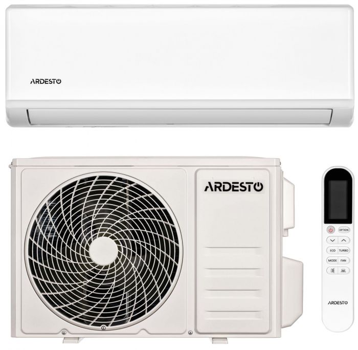 Кондиціонер Ardesto ARD-E18-R32 55м2 on/off 18000BTU 5.0кВт A/A -7°С R32 білий