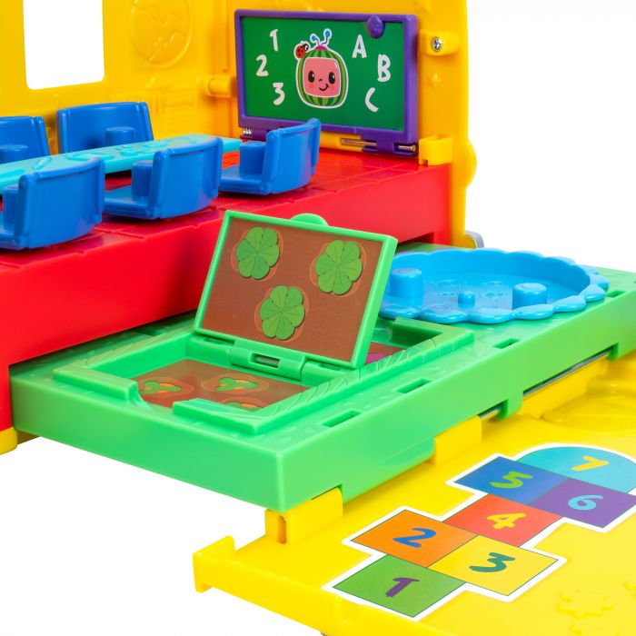 Ігровий набір CoComelon Vehicle Шкільний автобус трансформер, світло, звук