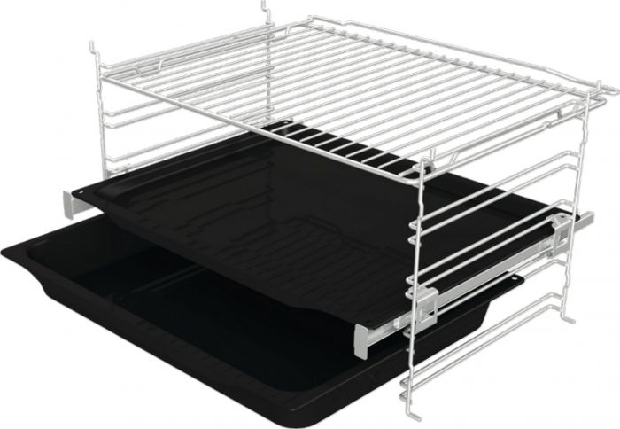 Духова шафа Gorenje електрична, 77л, A+, пара, дисплей, чорний матовий