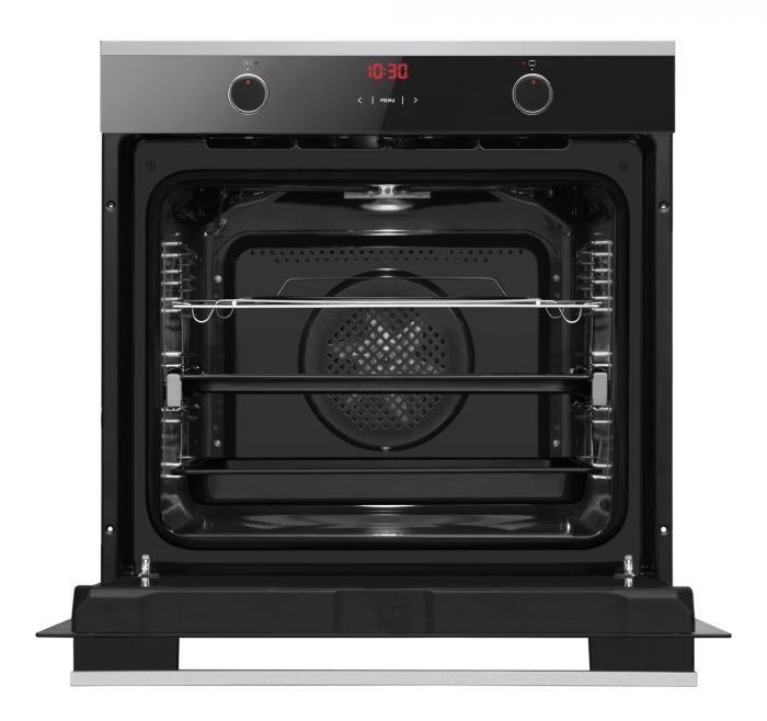 Комплект Hansa (духовка електрична + поверхня газова на склі), чорний