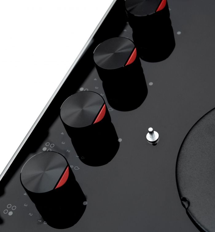 Варильна поверхня Hansa газова на склі, 59см, чавун, чорний