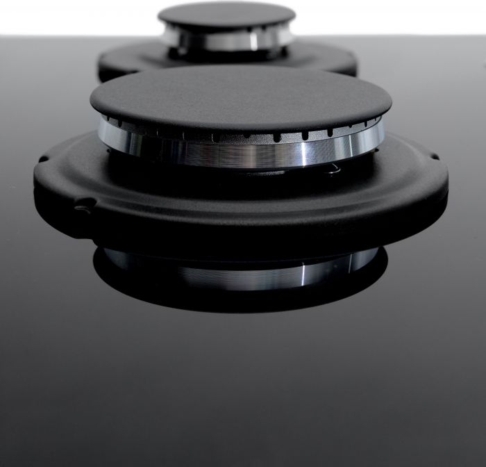 Варильна поверхня Hansa газова на склі, 59см, чавун, чорний