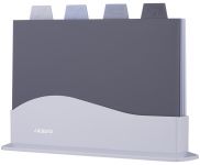 Набір дошок кухонних на підставці Ardesto Fresh, 4шт, 23.8x33.8x7см, пластик