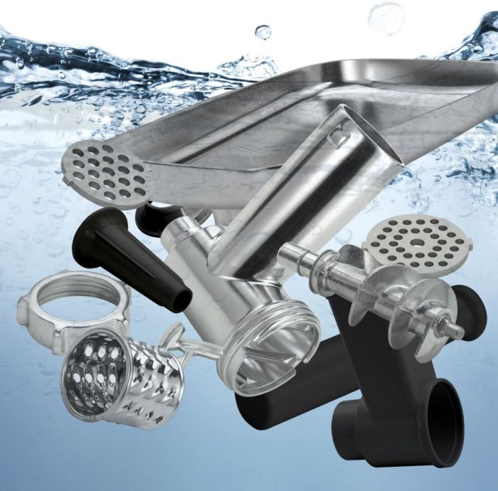 М'ясорубка Gorenje, 1600Вт, 2,2кг/хв, 2 решітки, пластик+метал, чорний