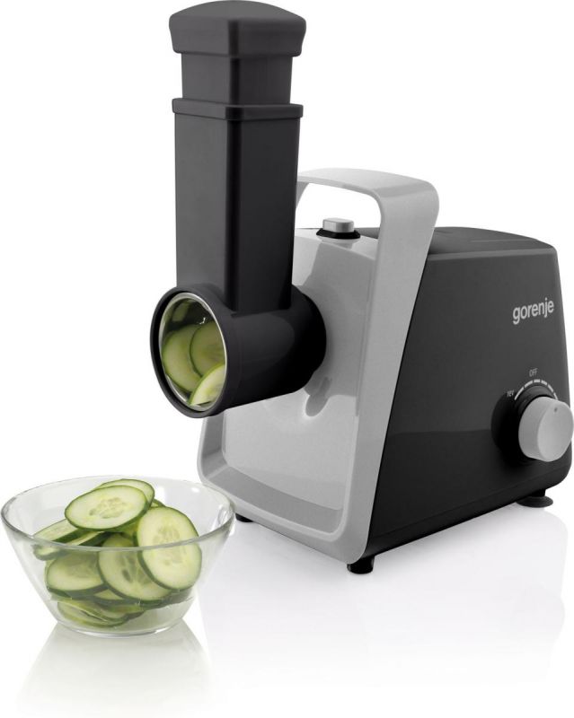 М'ясорубка Gorenje, 1600Вт, 2,2кг/хв, 2 решітки, пластик+метал, чорний