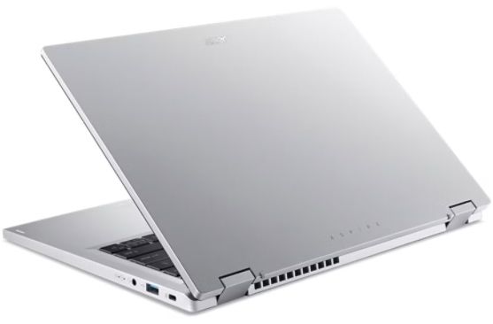 Ноутбук Acer Aspire Go Spin AGSP14-31PT 14" WUXGA IPS Touch, Intel 3-N355, 16GB, F512GB, UMA, Lin, сріблястий