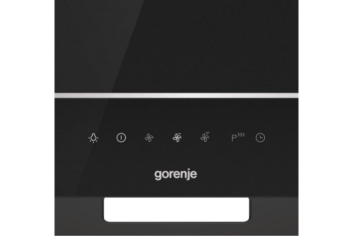 Витяжка Gorenje похила, 60см, 639м.куб/год, чорний